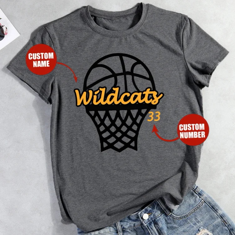AL™ Custom Basketball Funny T-Shirt Tee-01051-Annaletters