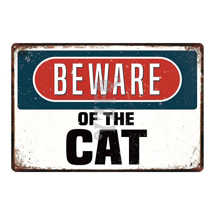 Japanese Cat - Vintage Tin Signs/Wooden Signs - 7.9x11.8in & 11.8x15.7in