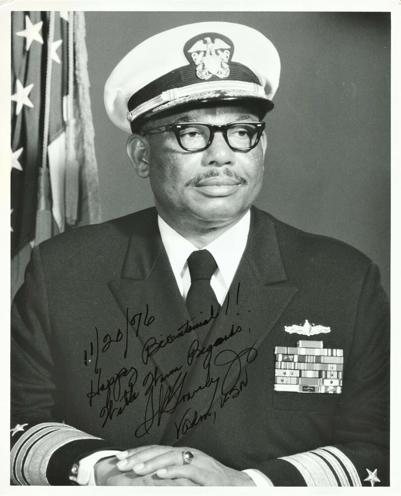 VICE ADMIRAL SAMUEL L. GRAVELY, JR. Signed Photo Poster painting