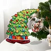 Photo Xmas Tree Gift DIY 2D Flat Wooden Desktop Diamond Art Kit