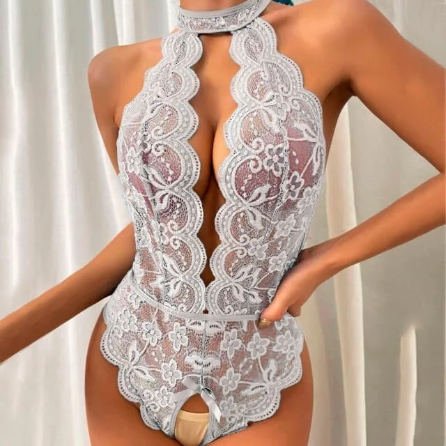 Lingerie Lace See-through Erotic Underwear Bodysuit