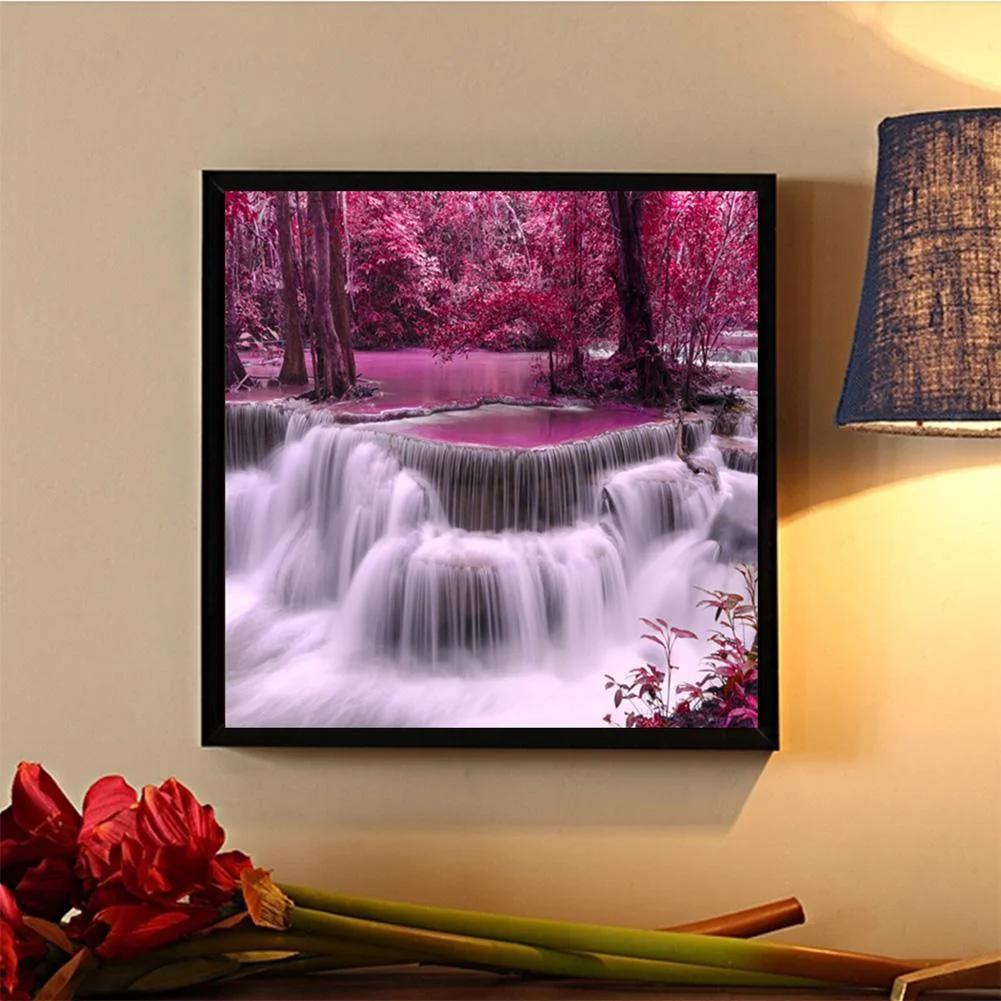 Diamond Painting - Full Round Drill - Waterfall(30*30cm)