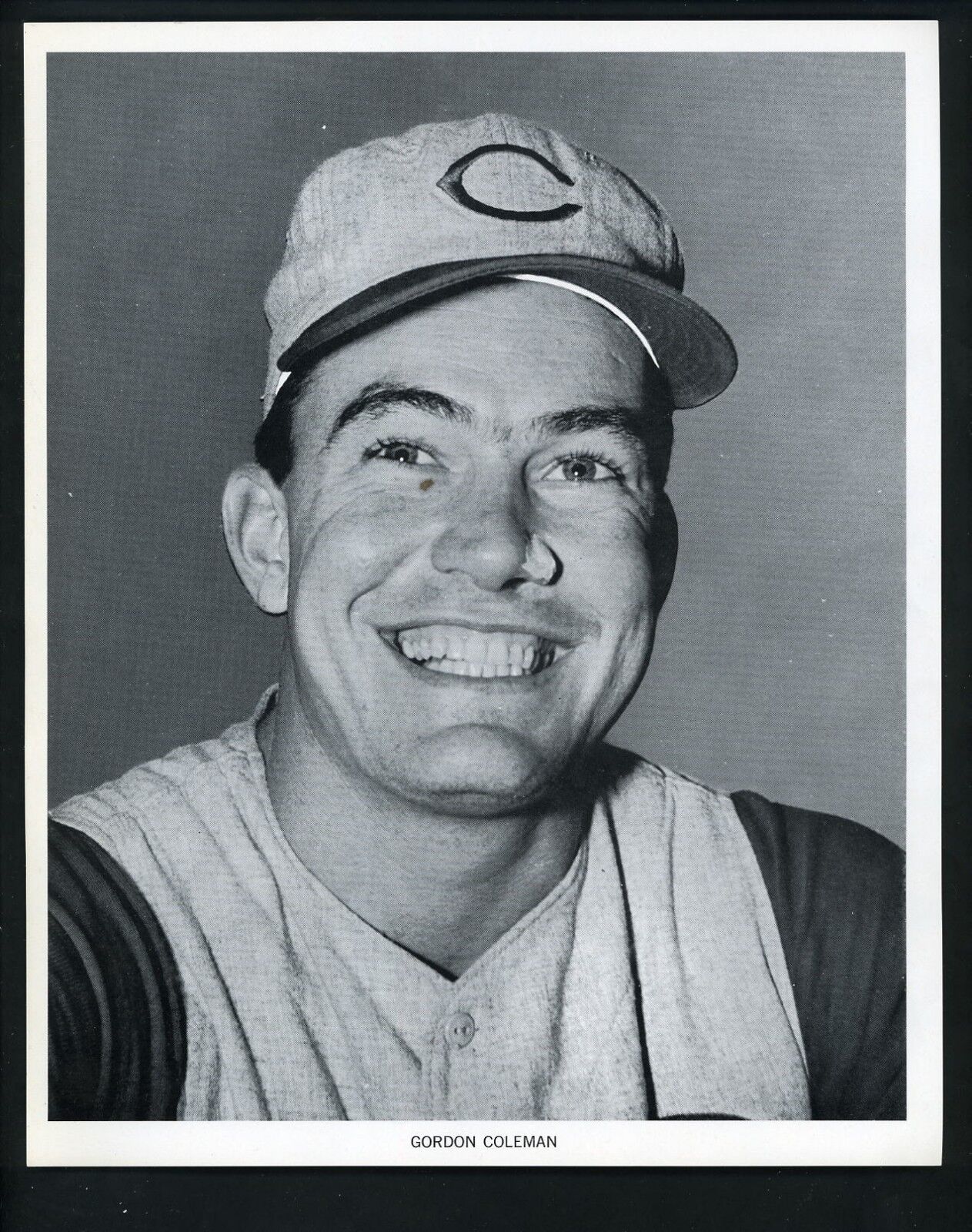 Gordy Coleman circa 1960 Premium Press Photo Poster painting Cincinnati Reds