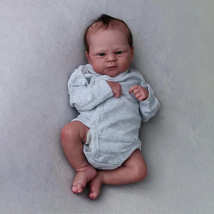  12"&16" Awake Baby Boy Basaka Full Body Silicone Bendable Reborn Mini Dolls - Reborndollsshop®-Reborndollsshop®
