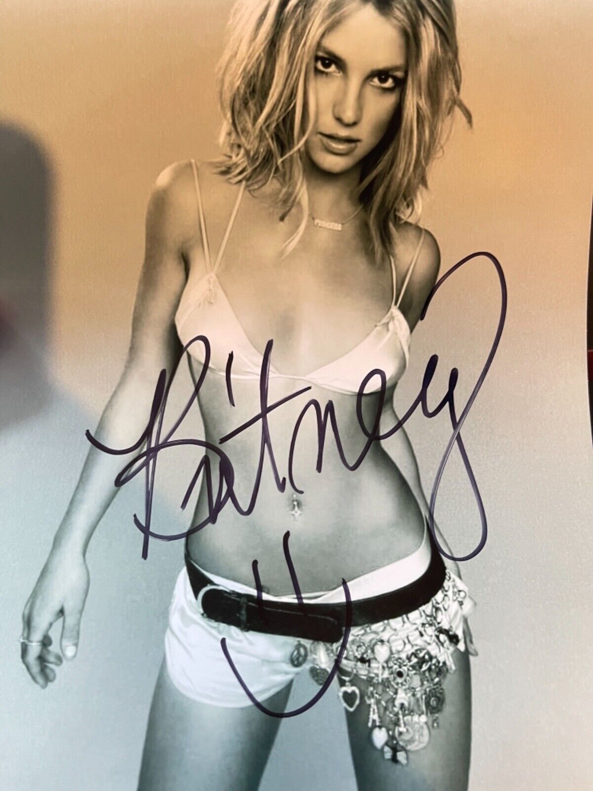 Britney Spears signed 8x10 Photo Poster painting pic hot