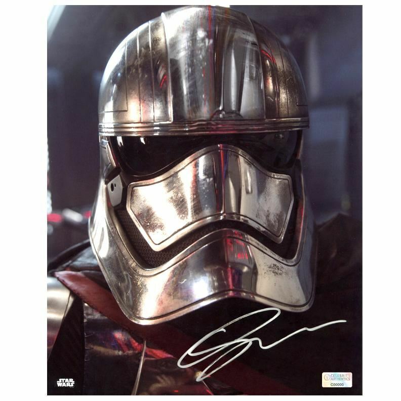 Gwendoline Christie Autographed Star Wars Captain Phasma 8x10 Close Up Photo Poster painting