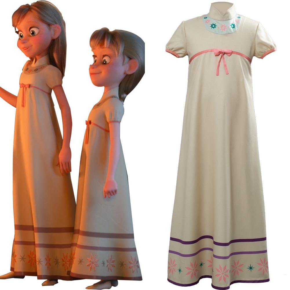 Frozen 2 Pajamas Cosplay Costume For Child Kids