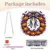 Pumpkin Wreath DIY Acrylic 5D Crystal Diamond Gem Art Hanging Ornament