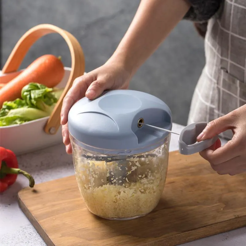 Likron Watches Premium Manual Food Chopper Vegetable Processor Effortless Kitchen Prep for Healthy Home Cooking