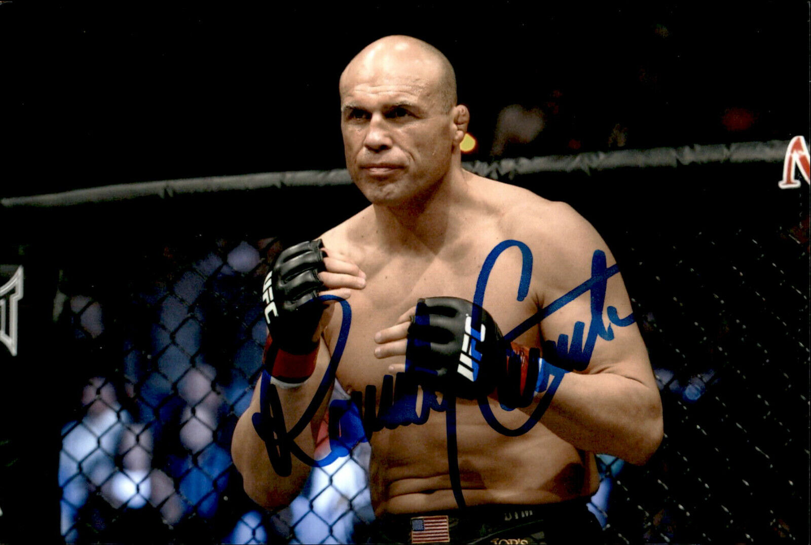 Randy Couture SIGNED autographed 4x6 Photo Poster painting UFC ULTIMATE FIGHTING CHAMPIONSHIP