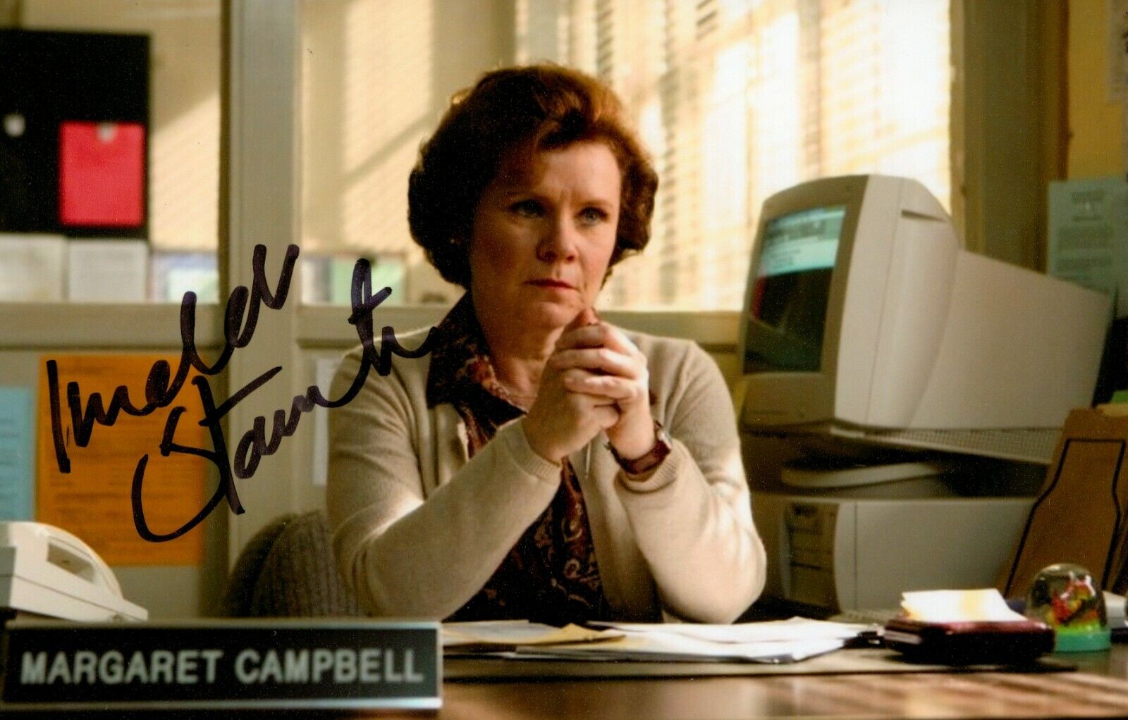 Imelda Staunton Signed 6x4 Photo Poster painting dom Writers Harry Potter Autograph + COA