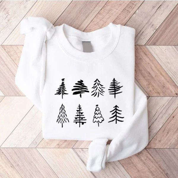 Eagerlys Christmas Tree Winter Sweatshirt Eagerlys