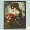 Smell Flower Beauty-14CT Stamped Cross Stitch 41*48cm/16.14*18.9in tapestrymarket