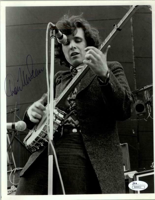 DON MCLEAN, SINGER AMERICAN PIE SIGNED 8X10 JSA AUTHENTICATED COA #N44411