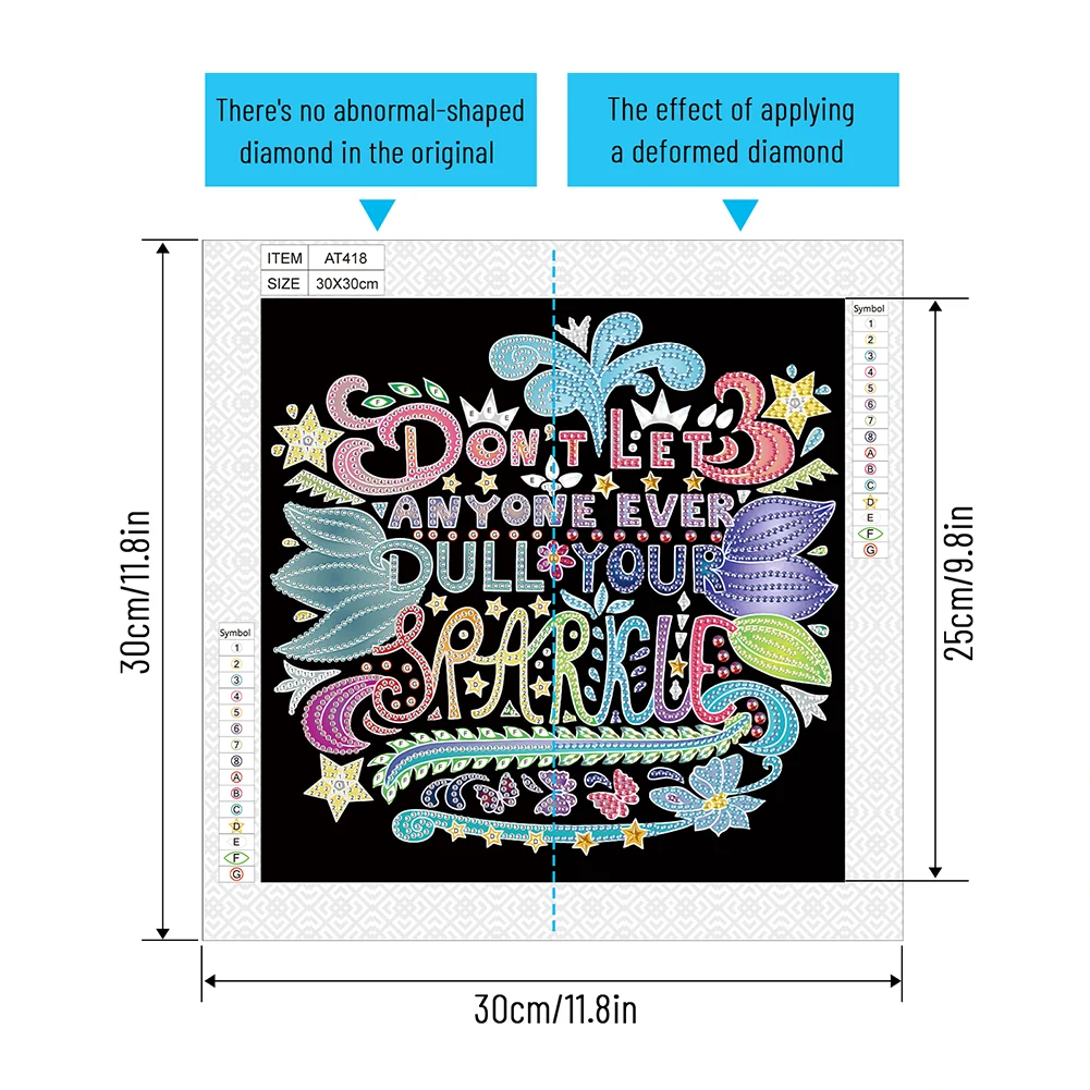 Diamond Painting - Partial Special Shaped Drill - English(Canvas|30*30cm)