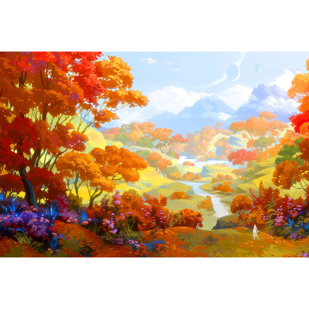 

Red Woods - 1000 Pieces Jigsaw Puzzle, 501 Original