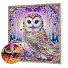 Framed Diamond Painting - Special Shaped - Owl (25x25cm)