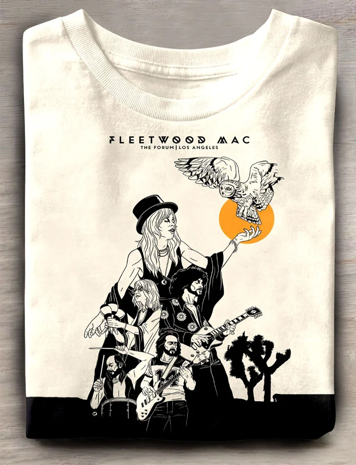 Teecade Teecade Fleetwood Mac Band Eagle T-shirt