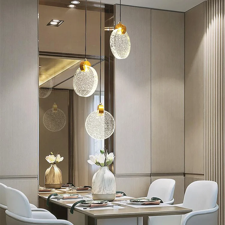 Round Discs  Crystal Chandelier Modern Luxury Lighting Vjlight