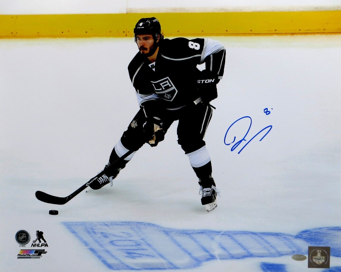 Drew Doughty Signed Autographed 16X20 Photo Poster painting Kings 2014 Playoffs Action Steiner