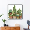 (Counted/Stamped) 11CT/14CT Cactus - Cross Stitch 34*35cm/13.39*13.78in(Brand)