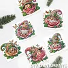 6Pcs Diamond Painting Flower Gnome Greeting Card Set with Envelopes for Birthdays Thanksgiving & Special Occasion