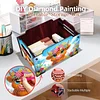 5D DIY Diamond Painting Art Decorative Storage Box Wood Storage Clutch (Yak)