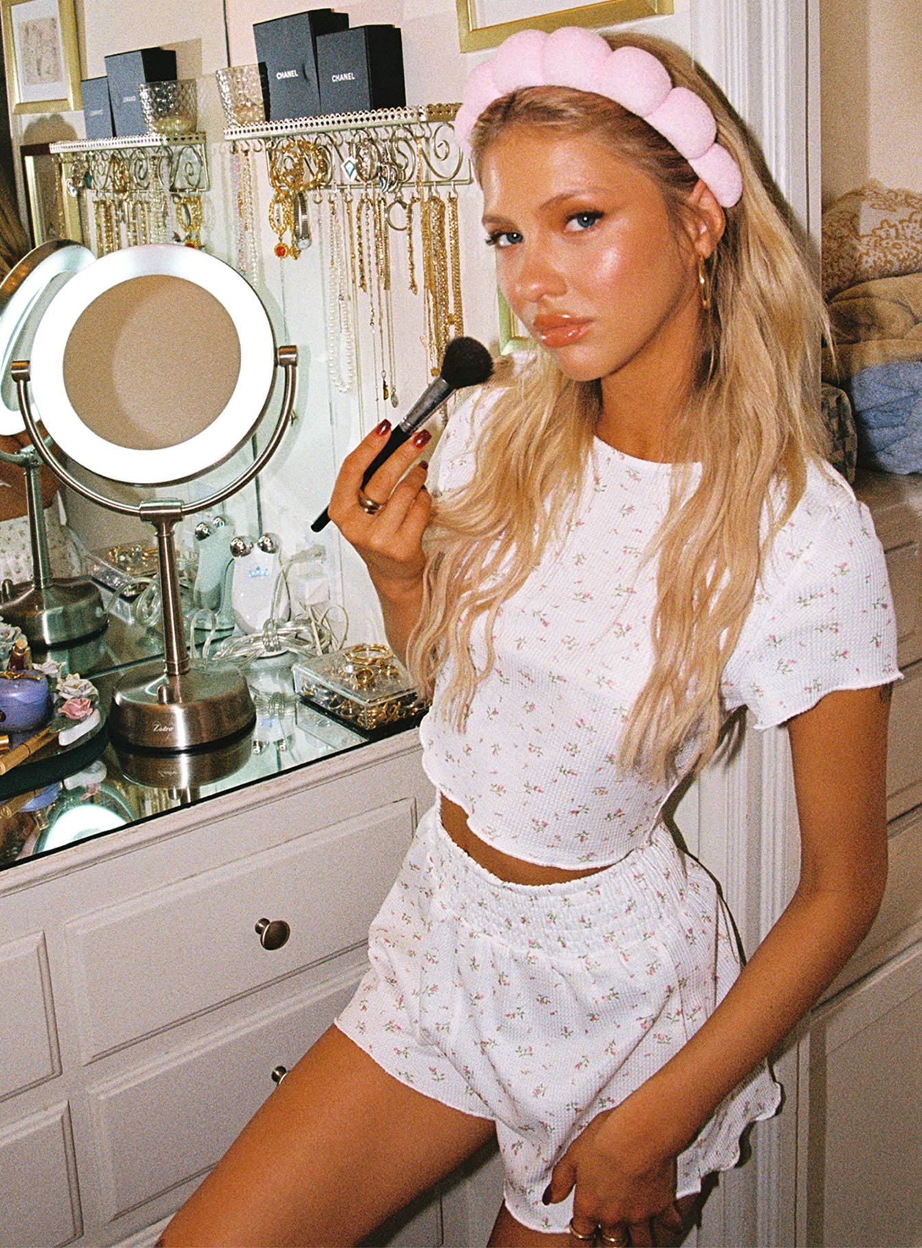 Llyge Patton Set White Floral llyge