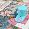 Diamond Painting Drill Shaker Tray 3D Printed Rhinestone Art Bead Sorting Box Portable Diamond Painting Storage Tray for DIY Enthusiasts Beginners