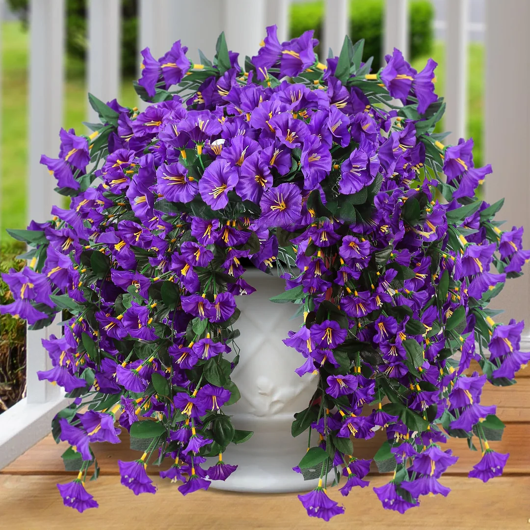 🔥On Sale🔥Artificial Faux Hanging Flowers Plants - UV resistant. Waterproof .Windproof