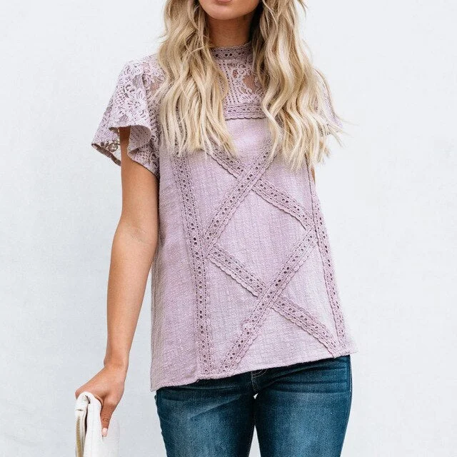 New Chiffon Tees Women Blouses