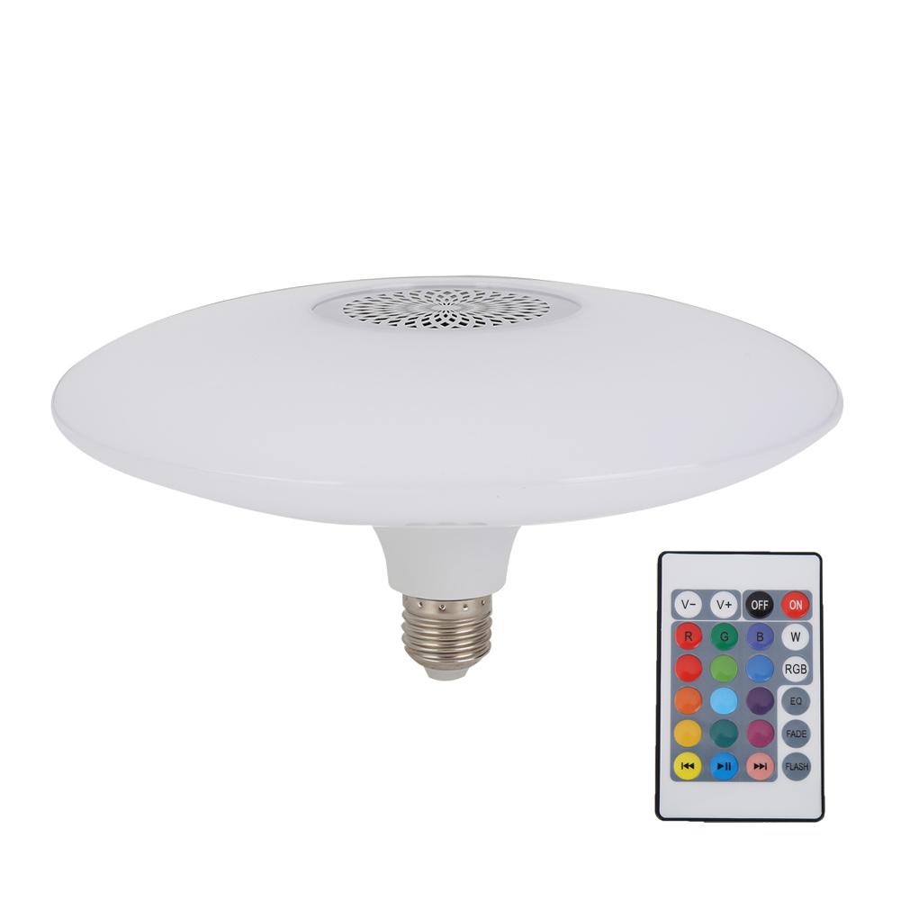 

30W RGB Bluetooth Music Bulb Ceiling RC Colorful Light, 501 Original