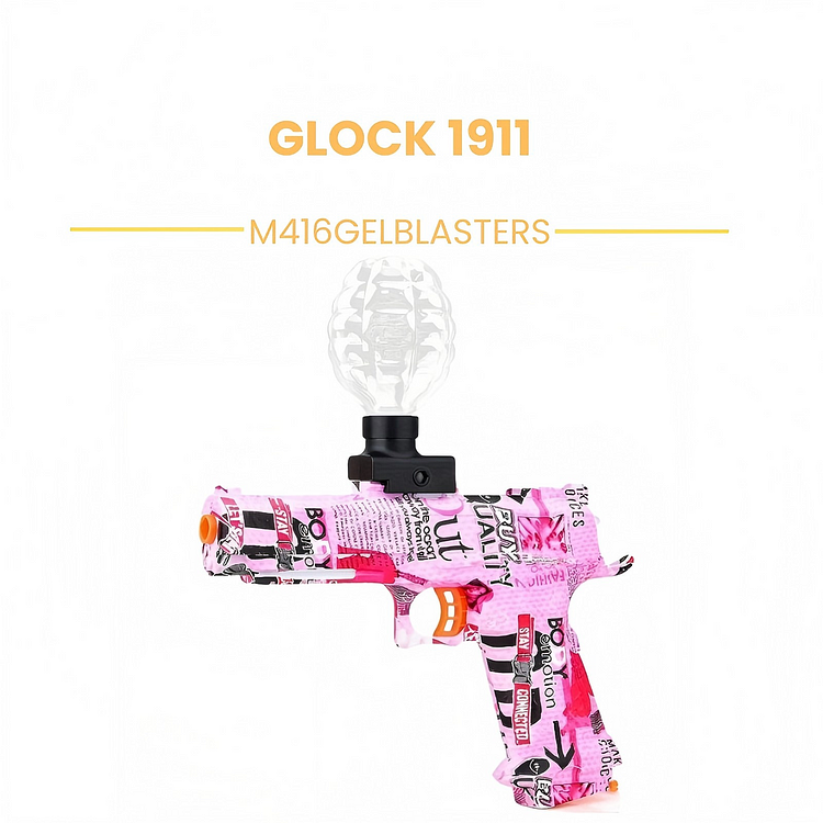Glock 1911 Electric Gel Ball Blaster for Tactical Games