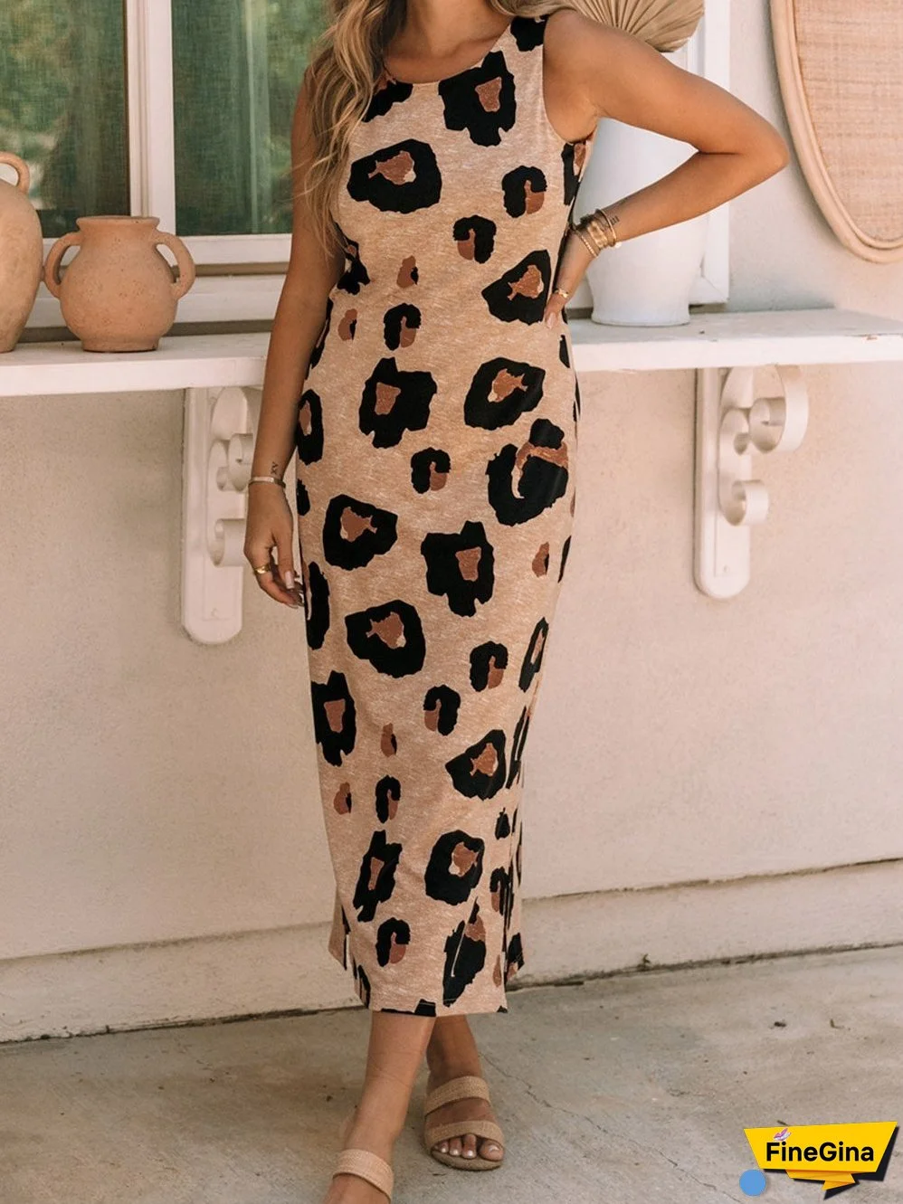 Size Curve Dresses Plus Size Loose Elegant Floral Pattern Stitching Midi Dress