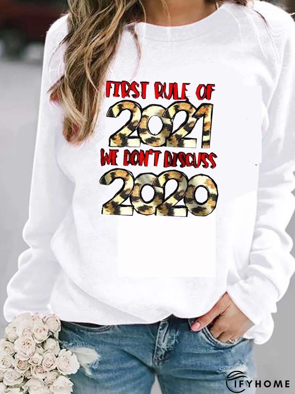 Casual Long Sleeve Round Neck Top | IFYHOME