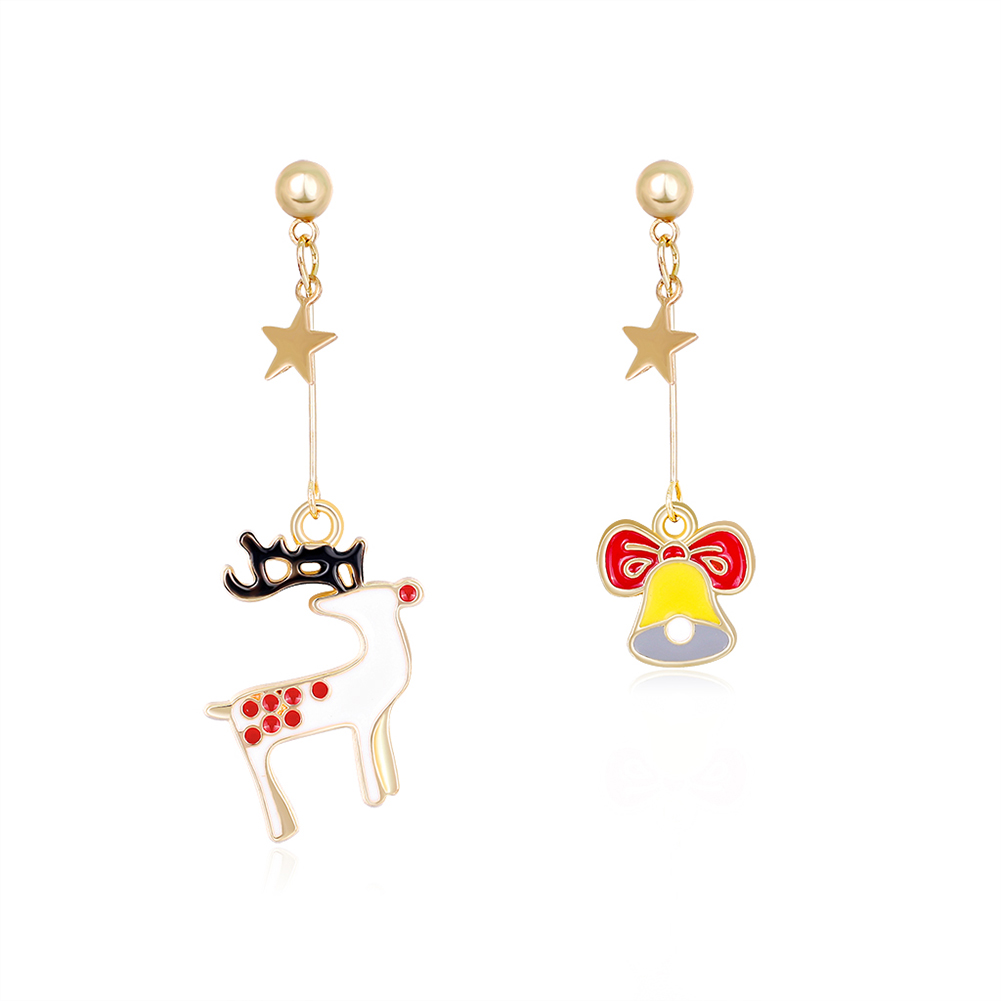 

Santa Claus Snowflake Hook Earrings Xmas Elk Ear Dangle Ornaments Jewelry, 501 Original