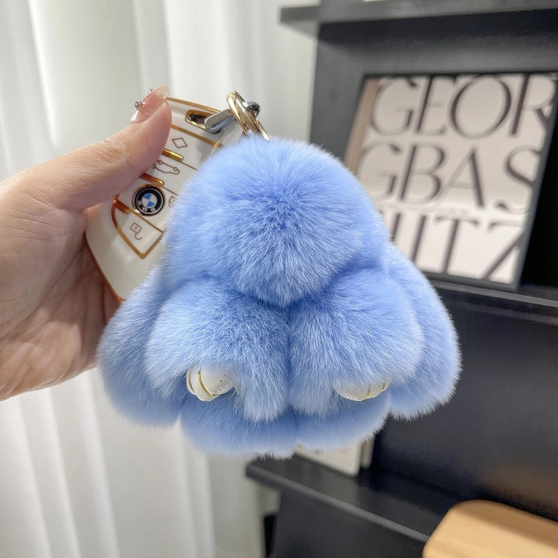 Cute Rabbit Plush Keychain