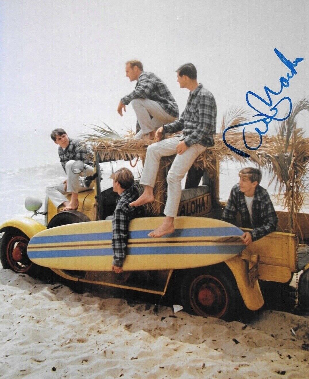 * DAVID MARKS * signed 8x10 Photo Poster painting * THE BEACH BOYS * COA * 23