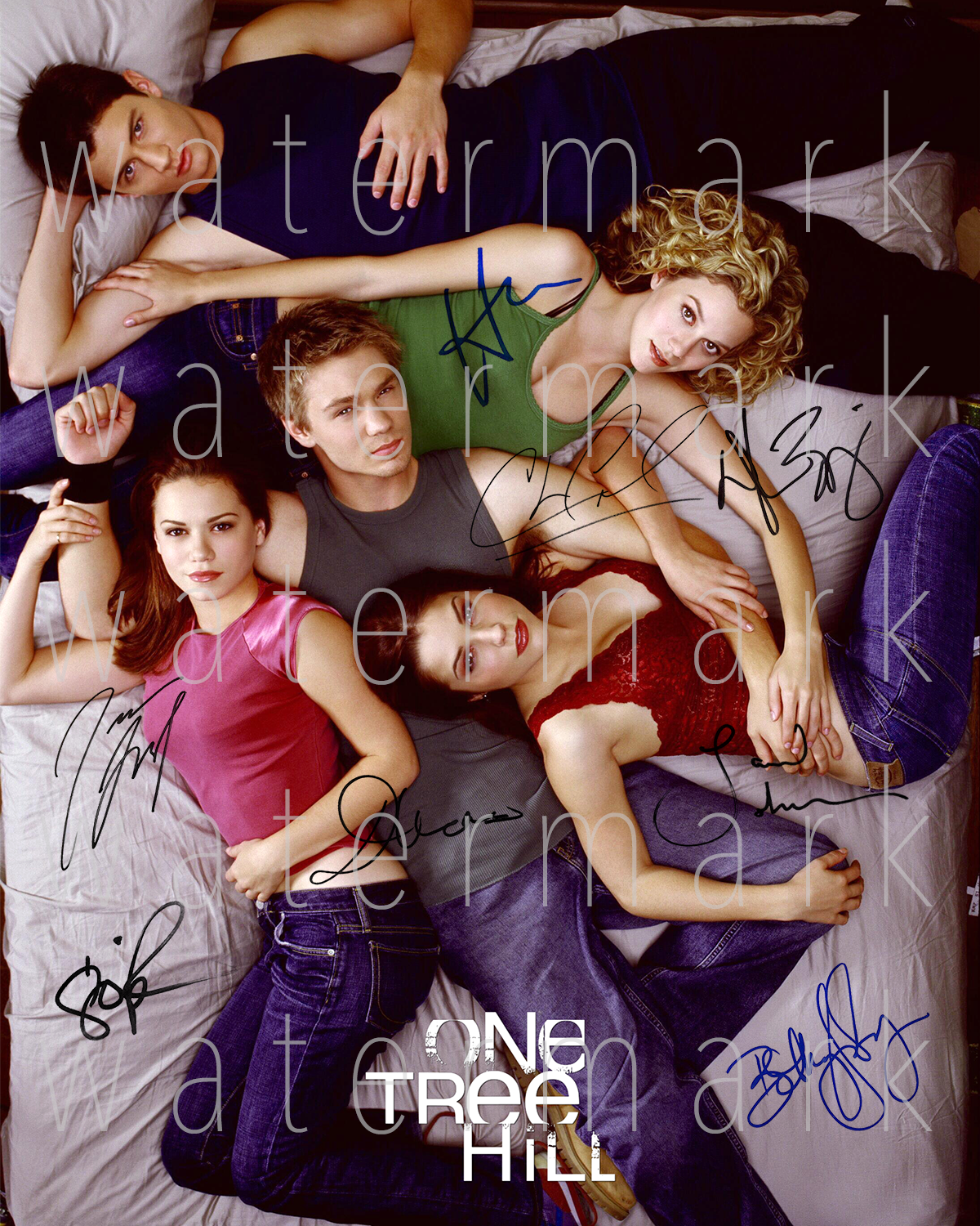 One Tree Hill signed 8X10 inch print Photo Poster painting picture poster autograph RP