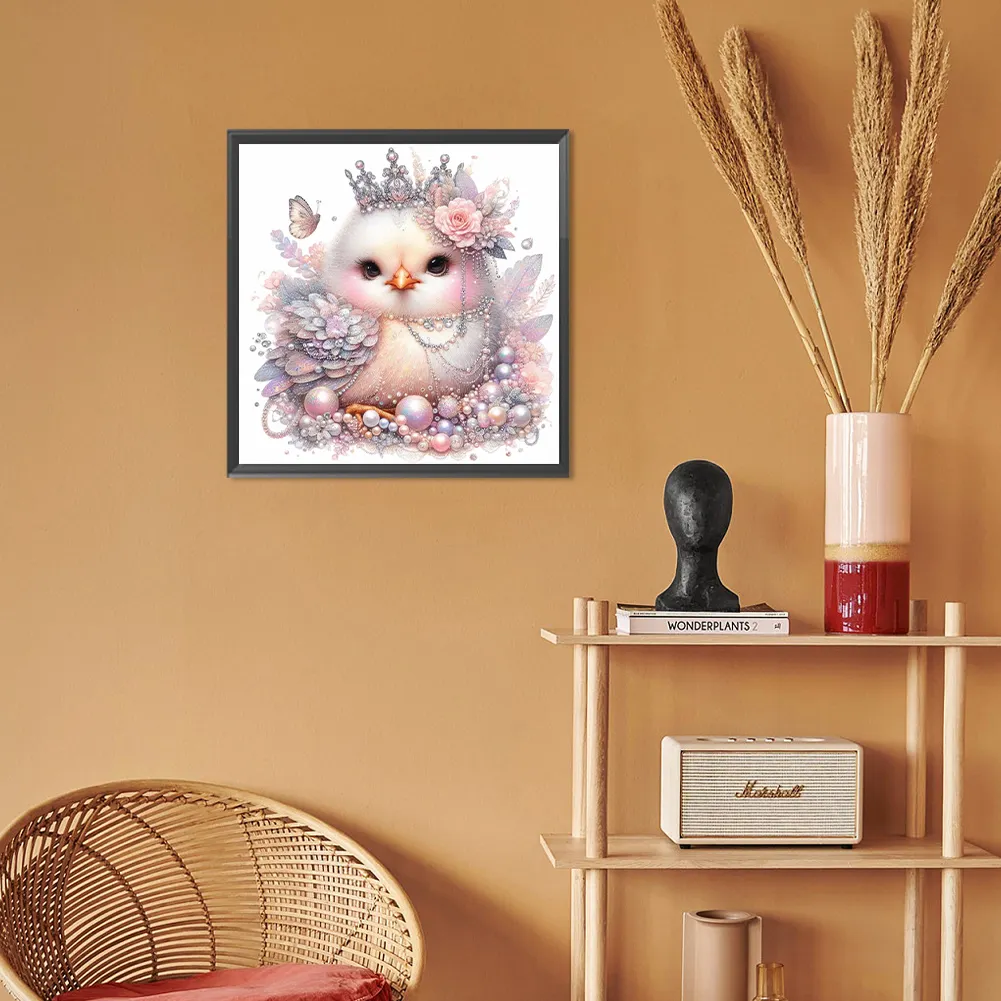 Full Round Diamond Painting 30*30cm - Bejeweled Chicken