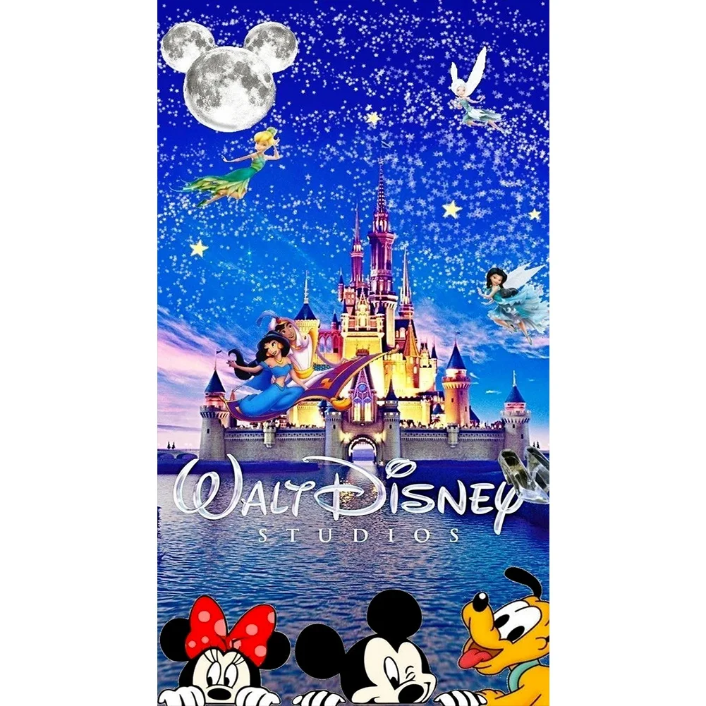 Diamond Painting - Full Round Drill - Disneyland Mickey Mouse(Canvas|50*80cm)