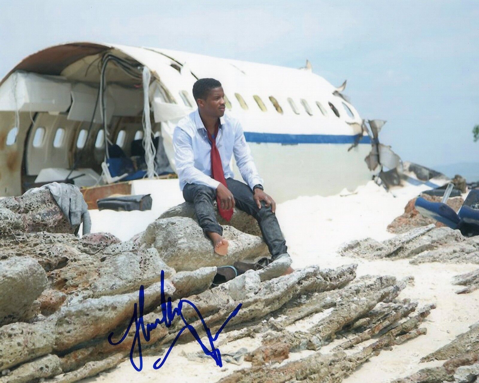 Nate Parker signed 8x10 Photo Poster painting w/COA Red Tails Julian Eden Slim