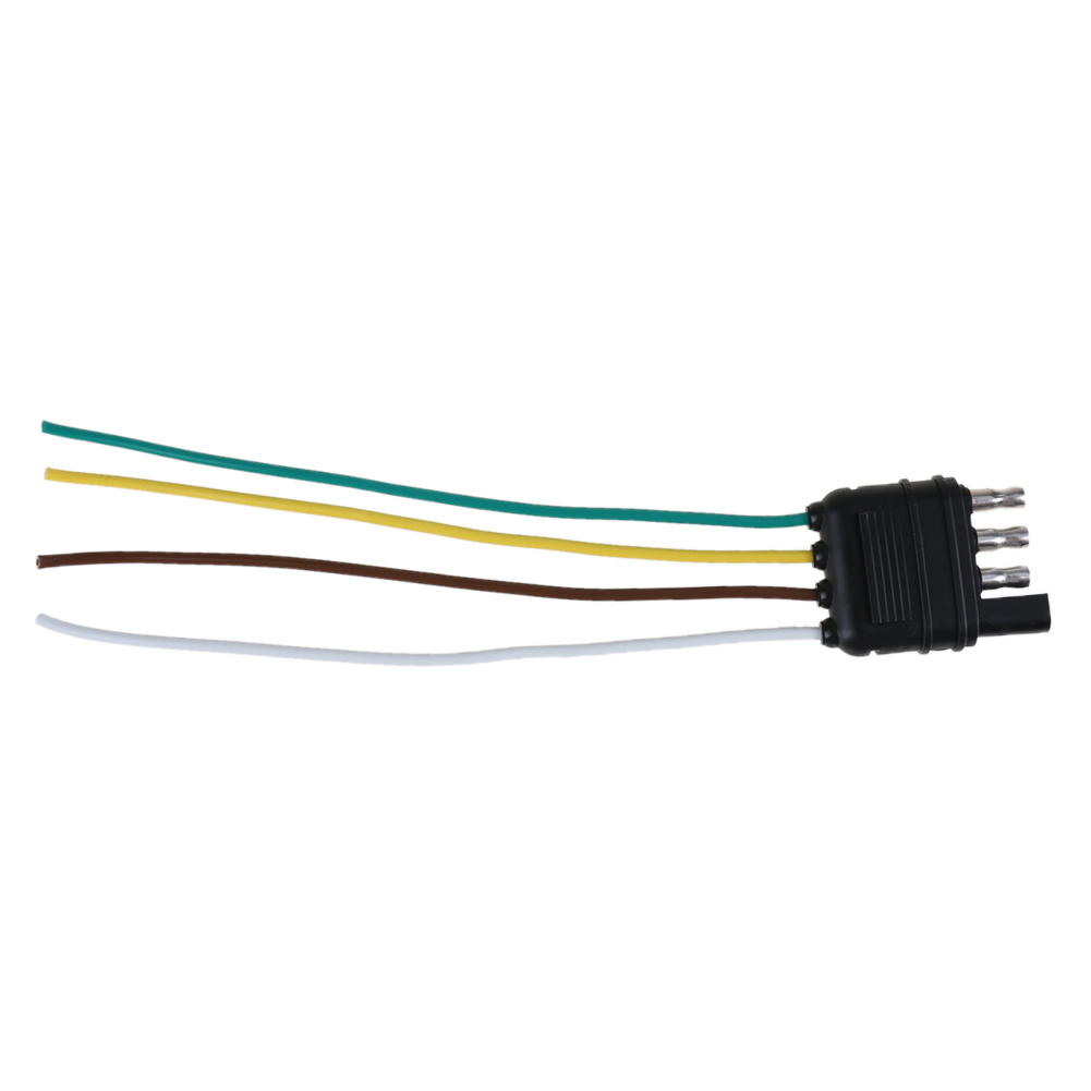 

4 Pole Pin US Standard Truck Flat Wiring Harness Kit Side Only Trailer Plug, 501 Original