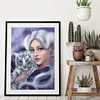 >SALE<Beauty Tiger 5D DIY Full Round Drill Diamond Painting Manual Mosaic Crafts