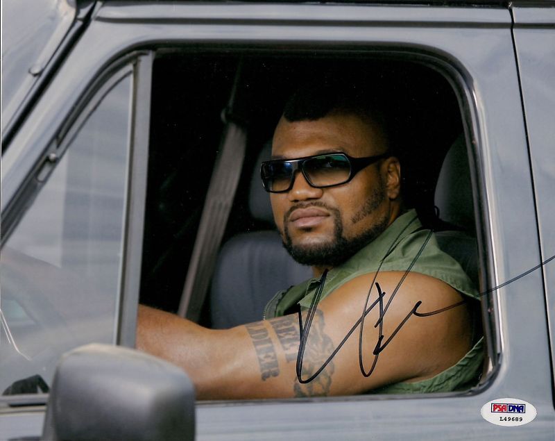 Quinton Rampage Jackson Signed A-Team 8x10 Photo Poster painting PSA/DNA COA Autograph UFC