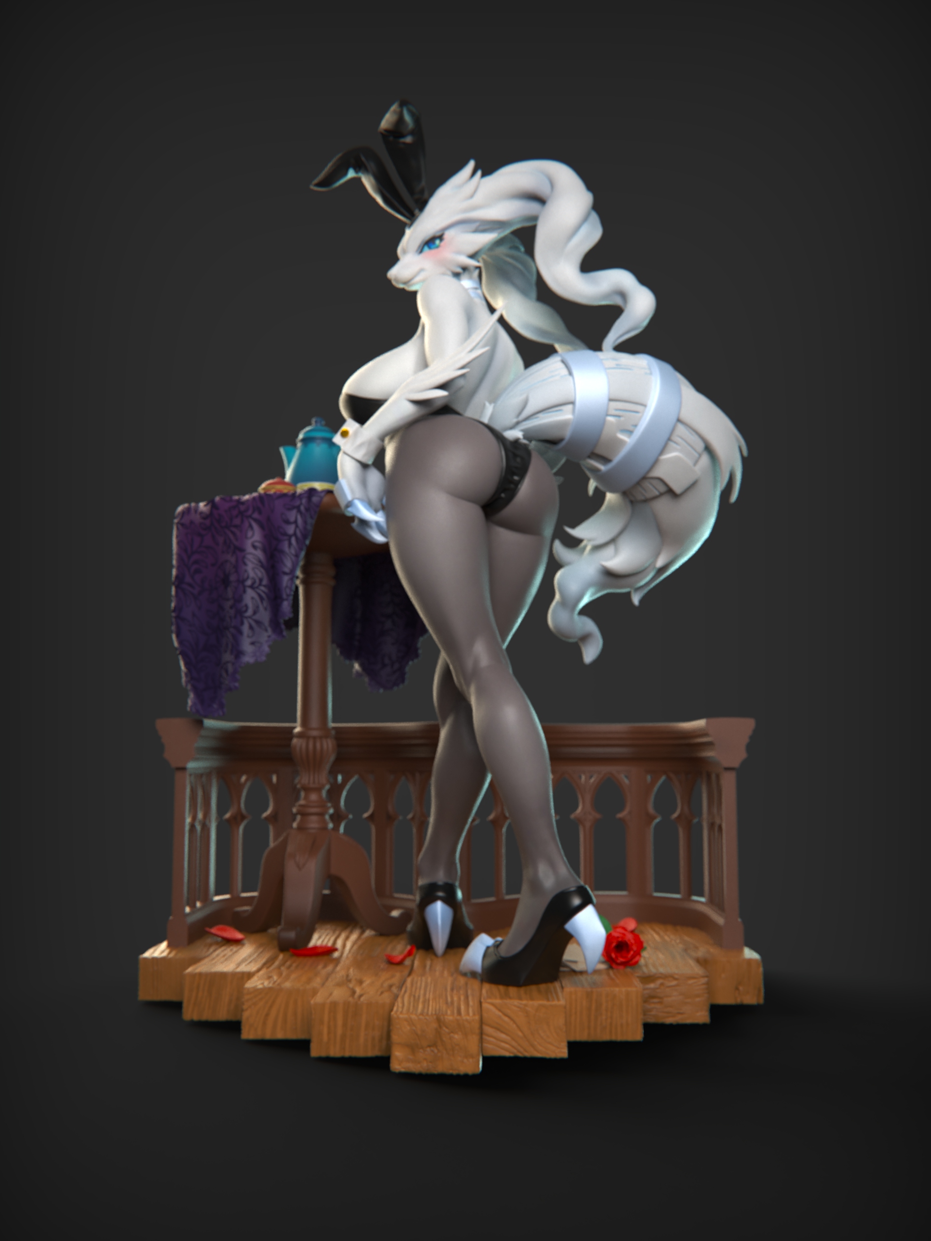 Spirit Demon Studio - Pokemon Furry Series Reshiram 1/6 Statue(GK) (Adult 18+)-