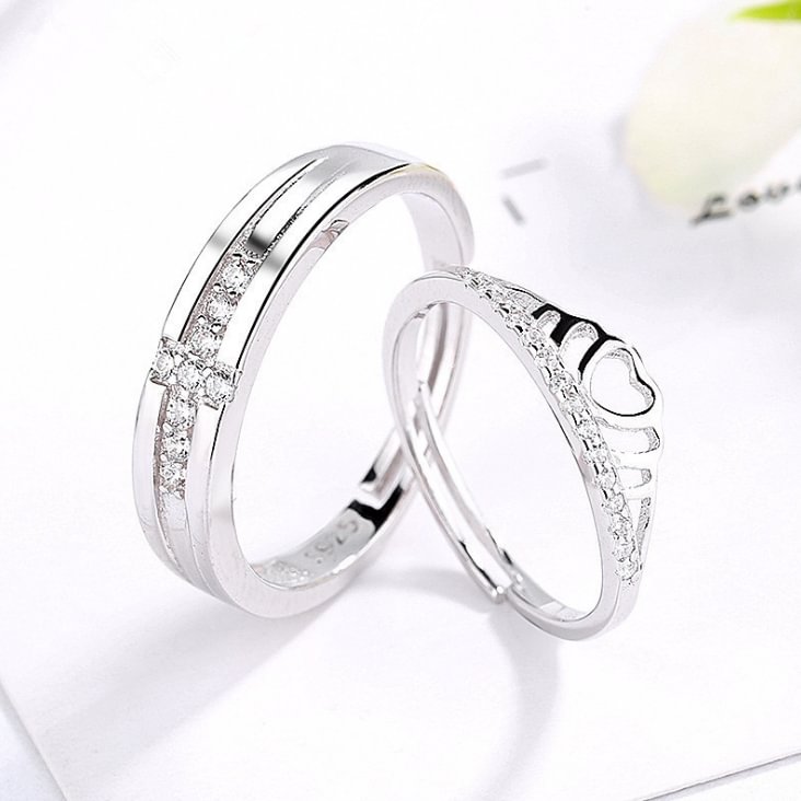 For Love - Princess and Knight Matching Rings