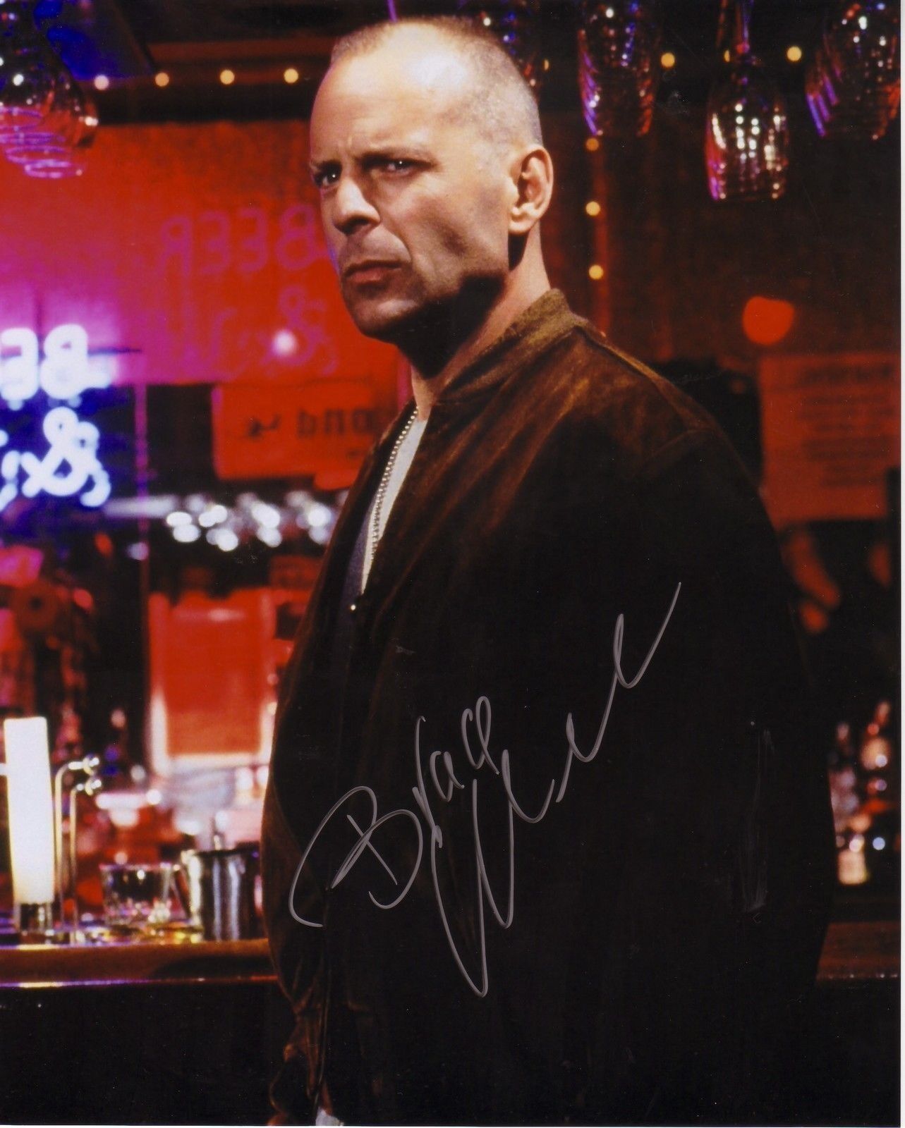 BRUCE WILLIS AUTOGRAPH SIGNED PP Photo Poster painting POSTER