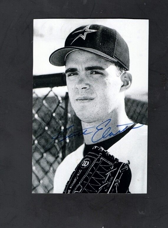 SCOTT ELARTON- HOUSTON ASTROS AUTOGRAPHED POSTCARD SIZED Photo Poster painting