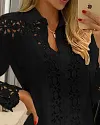 Guipure Lace Patch Shirt Dress With Cami Dress